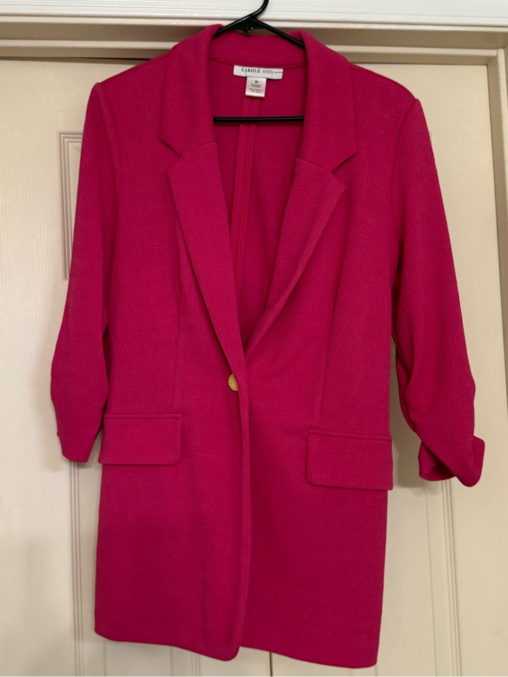 Carole Little Vibrant Pink Blazer Jacket